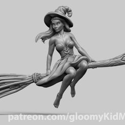 preview_thingiverse.jpg Free STL file Witch・3D printer model to download