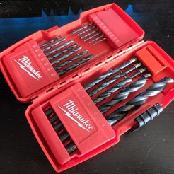 IMG_20190525_184413.jpg Free 3D file Milwaukee Drill Bit Holder Expansion・3D printable model to download
