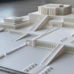 resize-image2.jpg STL-Datei Tempel der Hatschepsut - Altes Ägypten・3D-druckbares Modell zum herunterladen