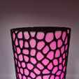 20250508_190508.jpg Abat-jour Voronoï - Imprimé en 3D Design moderne DIY Lampe de chevet Mobilier