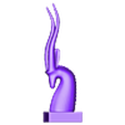 obj.obj Sculpture Antelope P 3D print model