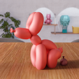 untitled5.png 3D Shitting Balloon Dog STL File - 334