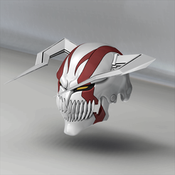 22.png Файл STL Полая маска Ичиго VASTO LORDE・Модель для загрузки и 3D печати, geolino_18