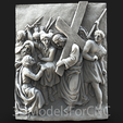 7.png 3D Model STL File for CNC Router Laser & 3D Printer Stations of the Cross Pack