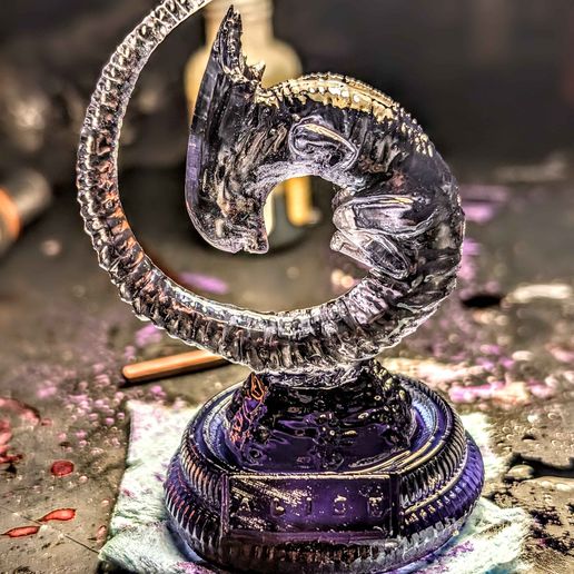 その他 ALIENQUEEN CHESTBURSTER POLYSTONE STATUE Alien Queen Chestburster – Horror Evolution Collector Replica