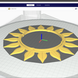 COE anyubicrredator QD) cenericets SF nycubie.b cust.. Normal-0.2mm A object list Z ap. F Sepals 2 5x6.0mm e@eaegd Sunflower | 3D Printable Sunflower ©