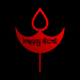 Happy-Diwali-Diya-v1.png Happy Diwali Diya Cake Topper
