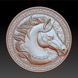HorseHead1.jpg Archivo STL gratis colgante de cabeza de caballo・Modelo para descargar y imprimir en 3D