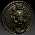 lion26.jpg Lion Head Door Knocker