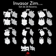 Invasor ZIM. i $6 % toa Invader Zim - Set of 26 keychains (Invader Zim Set of 26 keychains)