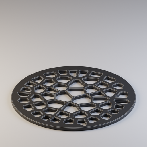 02_rendering-1.png Descargue el archivo STL gratuito Posavasos de Voronoi • Objeto de impresión 3D, alecs_form
