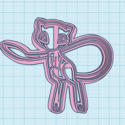 151-Mew.png Pokemon: Mew Cookie Cutter
