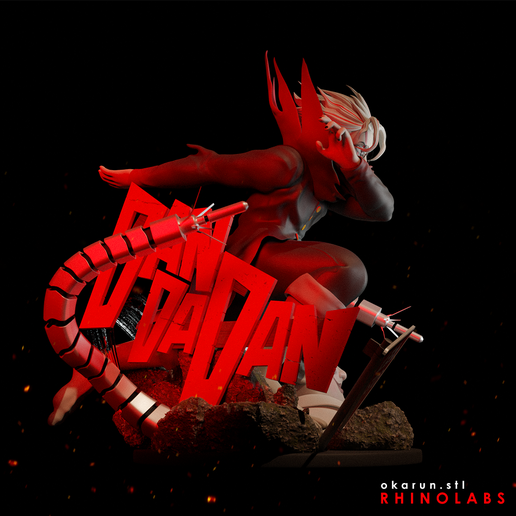 4.png Okarun - DanDaDan Dynamic Diorama STL