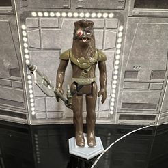 338576819_174460468846443_6187172586578011835_n.jpg STL file STAR WARS CHEWBACCA, SNOOVA BOUNTY HUNTER DISGUISE, SHADOWS OF THE EMPIRE, CUSTOM VINTAGE KENNER, HASBRO ACTION FIGURE, 3.75", 1/18, 5POA・3D printer model to download