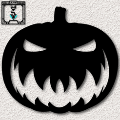 project_20230907_0855224-01.png STL file jack o lantern wall art jackolantern pumpkin halloween wall decor・3D print object to download