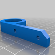 Capacitive_mount_scad.png Parametric proximity sensor mount for Wade L3K Extruder