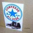 zapatillas-converse-allstar-cartel-letrero-logotipo-rotulo-impresion3d-niño.jpg Sneakers, converse, allstar, poster, sign, logo, signboard, print3d, young, vintage, sneakers, men, women, women