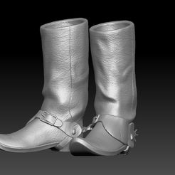 1.jpg STL file cowboy boots・3D print design to download