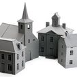 Front-3D-printed-Miniature-Wargaming-Terrain-Ardennen-Battle-of-the-Bulge.jpg Ardennes Village Set (Bundle) - Battle of the Bulge - WW2 Miniature Wargaming Terrain