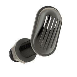engine cooling intake d19 v9-02.png STL file Engine cooling intake d 1/2 inch Marine Boat Thru Hull・3D printer model to download
