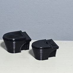 17.jpg FURNITURE KIT SCALE 1.20 - TOILET WITHOUT RUCKSACK, BIDET