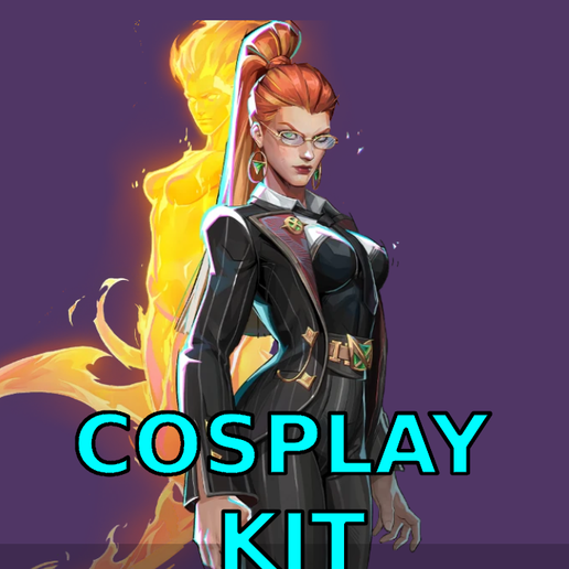 Cosplay Dark Phoenix Seat Of Springs costume Marvel Rivals Full armor and weapon Gun pistol Cosplay Kit , kitbash ALl in one