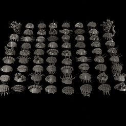render2.png Free STL file Chaos Tartaros Shoulder Pads・3D printer design to download