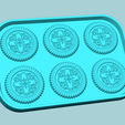 10-i.png Cookie Mould 10 - Biscuit Silicon Molding