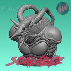 Scalable.jpg STL file Guyver: Zoanoid Type - Gregole (30cm - Scalable)・3D printing template to download