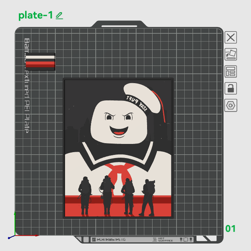 "Ghostbusters / Stay Puft" Light Box 3D model