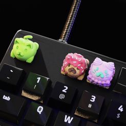 cat_foodys_05.jpg Foody Cats Keycaps - Mechanische Tastatur