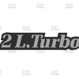 1.png RENAULT 21 2L TURBO REAR EMBLEM ANAGRAM LOGO BADGE [ 77 00 809 337 ]
