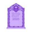 rip 2025 tombstone .stl tombstone RIP 2025