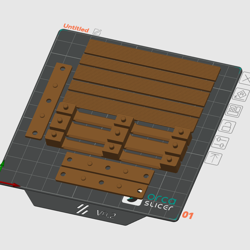 Slicer-1.png 1:14 Scale Euro Pallet with stackable Frame and Lid