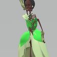 tiana hallo peinture 2.jpg STL file HALLOWEEN SERIES CONSTRUCTION TIANA SERIES・Design to download and 3D print