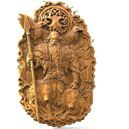 Odin CNC relief STL