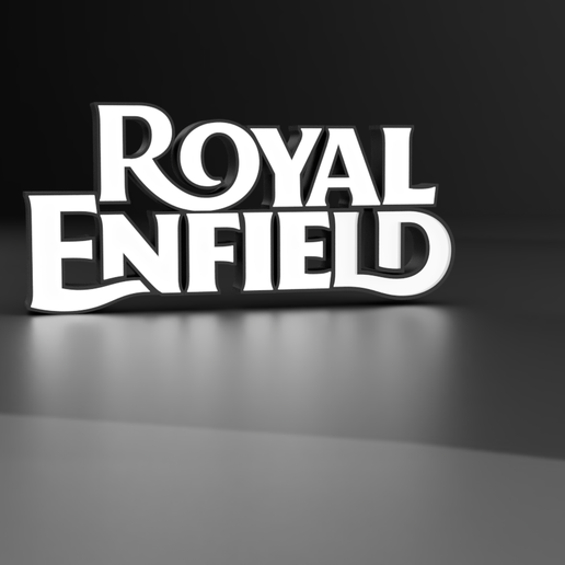 ROYAL ENFIELD LOGO LED 3D model