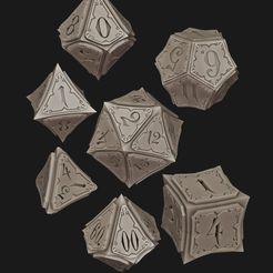 1.jpg STL file Full Shadowheart dice set | Baldur's gate 3 | by Deltorvik・3D printable model to download