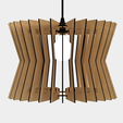 Modelo-8-3.png CEILING LIGHT LAMP 3D PRINT AND LASER CUT FILES MODEL 8