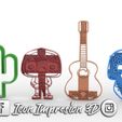 set coco.JPG STL file Pack COCO movie cookie cutters・3D printable design to download