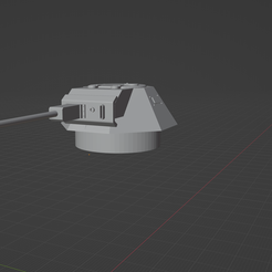 t60_tank_turret-1.png STL file t60 tank turret・3D printable model to download