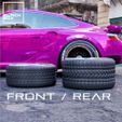 a5.jpg RWB BBS style Wheel and Tire FRONT and REAR for RC and diecast model  1/43 1/24 1/18