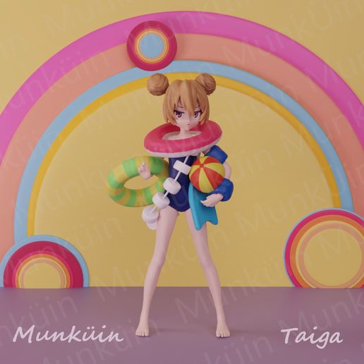 Taiga fan art 3D model