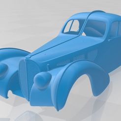 Bugatti-Type-57-Atlantic-1936-1.jpg Download file Bugatti Type 57 Atlantic 1936 Printable Body Car • 3D print template, hora80