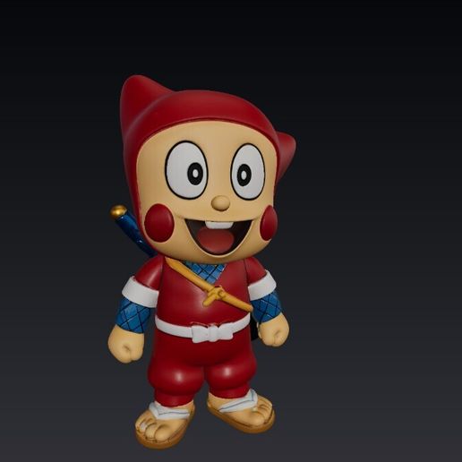 📁 FILE STL Lino (Shinzo Hattori) Ninja Hattori-kun Version