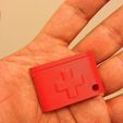 container_keychain-pill-box-3d-printing-52984.jpg Free STL file Keychain Pill Boxes・3D printable object to download