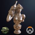 Widowmaker-03.jpg WIDOWMAKER ETERNAL BUST - OVERWATCH