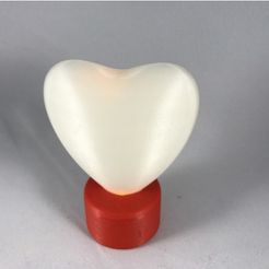 18b51eb997e7e4e95b15ec81feab0dfd_preview_featured.JPG Free STL file Heart Tea Lamp・3D print model to download