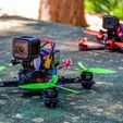 f3ccdd27d2000e3f9255a7e3e2c48800_display_large.jpg Free STL file Fpv Racing RR210 Frame - Gopro Action Camera Holder・Model to download and 3D print