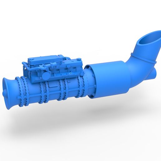 1.jpg Diecast Jet engine 5 Scale 1:25